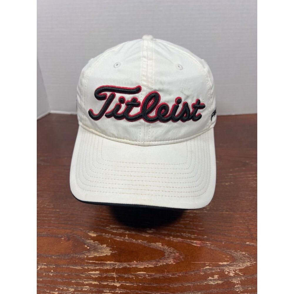 Titleist Pro V1 Adjustable White Golf Hat X3